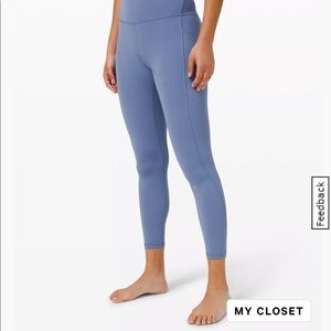 Lululemon Align HR with pockets Water Drop